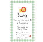 Estampita Animalitos 12u